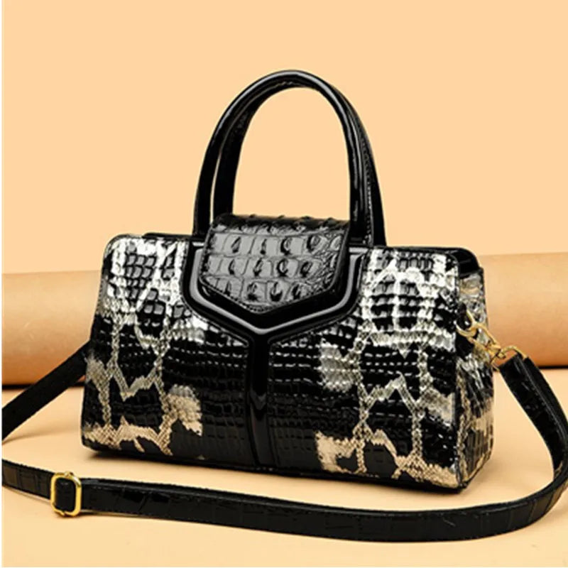 High Quality Crocodile pattern Shoulder Bags | Large Capacity Handbags and Purses women Messenger Bags | Casual Fashion Handbag Sac Luxegan