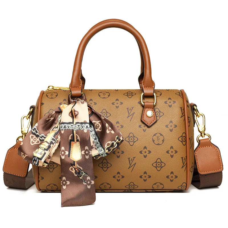 Designer Luxury Baguette Handbag | Structured Crossbody Tote Luxegan