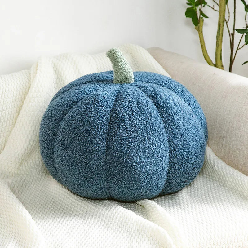 Nordic "Ins Style" Decorative Pumpkin Cushion | Sophisticated "Plush Orange" Activity Silhouette | Elegant Pastoral Sofa Backrest & Lumbar Pillow | "Dignified" High-Performance Home Decoration for Radiant Versatile Styling Luxegan