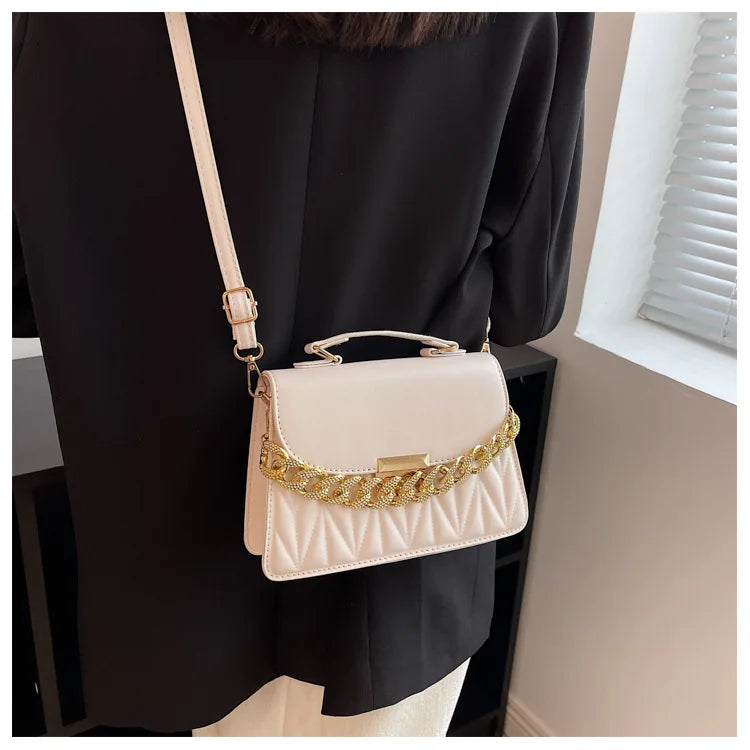 New Designer Shoulder Bag | Fashion Chain Crossbody Bag & Casual Tote Luxegan