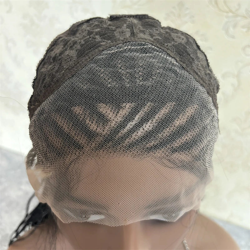 28 Inch Cornrow Box Braids Wig | Lace Frontal | Baby Hair
