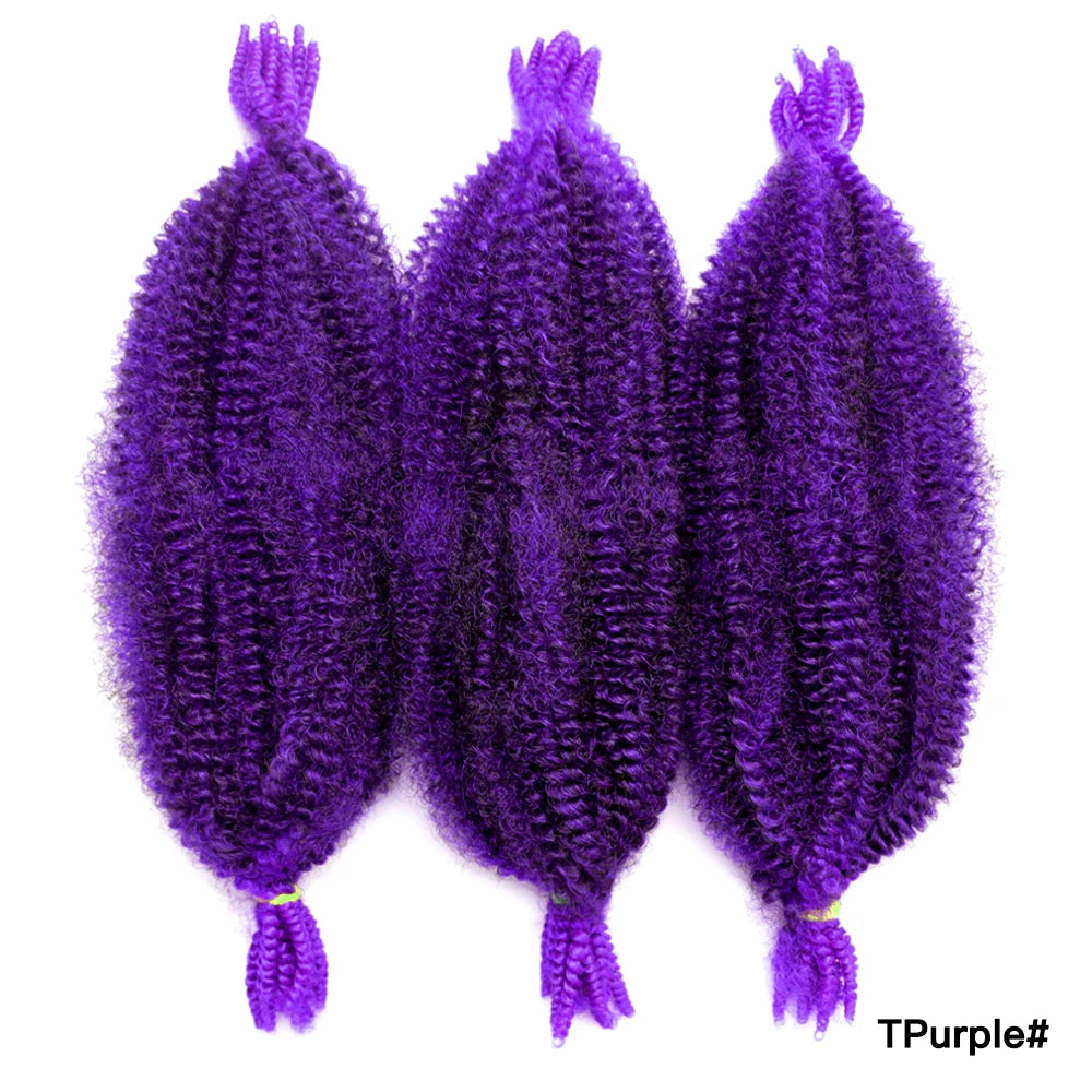 Afro Twist Crochet Hair – Pre-Separated Marley Braids for Natural Styles
