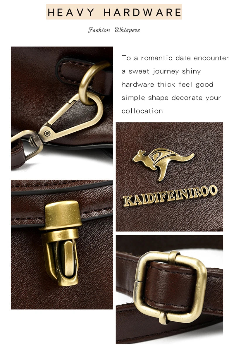 High Quality Leather Shoulder Crossbody Bags for Women 2024 Ladies Luxury Designer Fashion Handbags Female Messenger Sac A Main