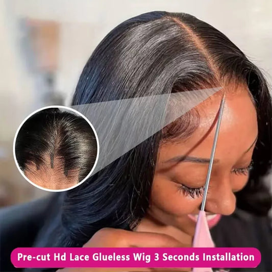 Raw Vietnamese Bone Straight HD Lace Wig | Sophisticated "36 Inch Glueless" Silhouette | Elegant 220% Density Ready-to-Wear Unit | "Dignified" High-Performance 5x5 Transparent Essential for Radiant Versatile Styling Luxegan