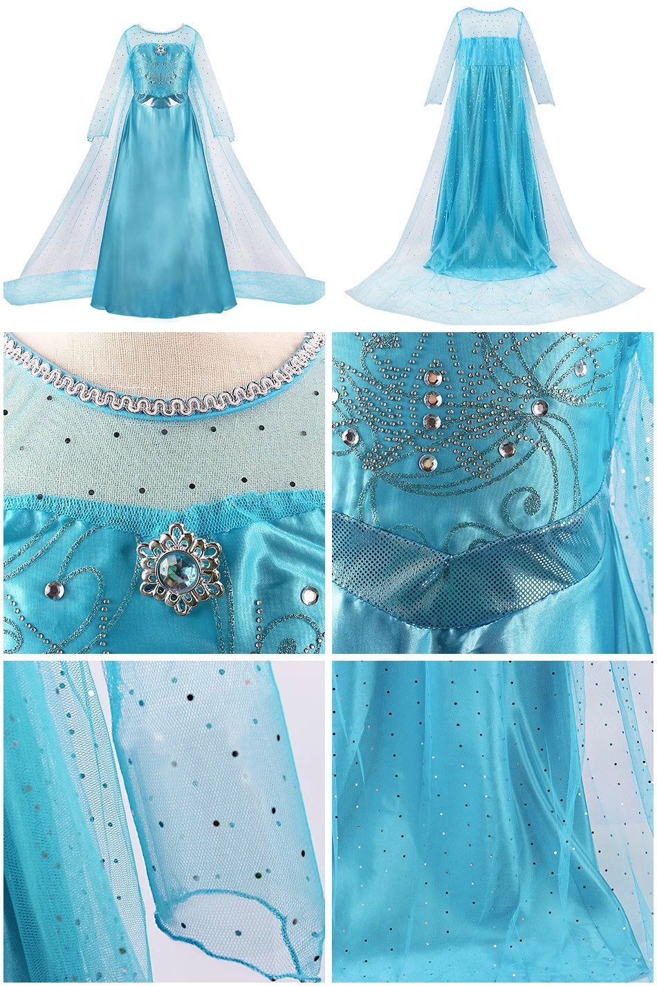 Girls Mirabel Isabela Encanto Costume Girl Princess Dress Children Elsa Anna Rapunzel Cinderella Mermaid Aurora Cosplay Clothes
