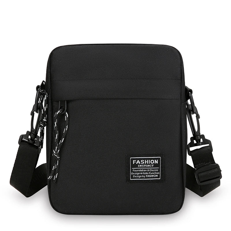 Men's Satchel Oxford Cloth Shoulder Bag | Casual Crossbody Small Square Bag Luxegan
