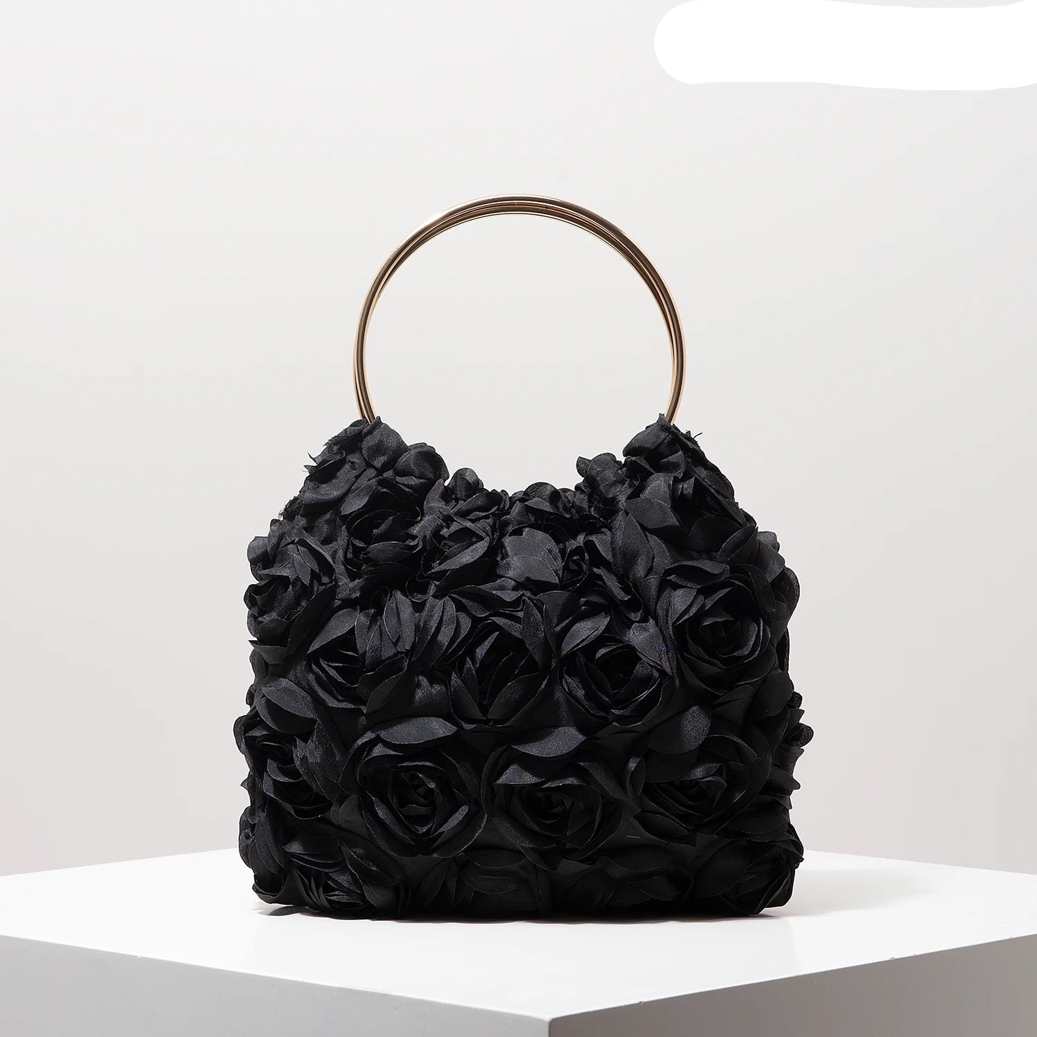 Luxury Rose Flower Tote Bags for Ladies | Elegant Party Bag & Wedding Handbag Luxegan