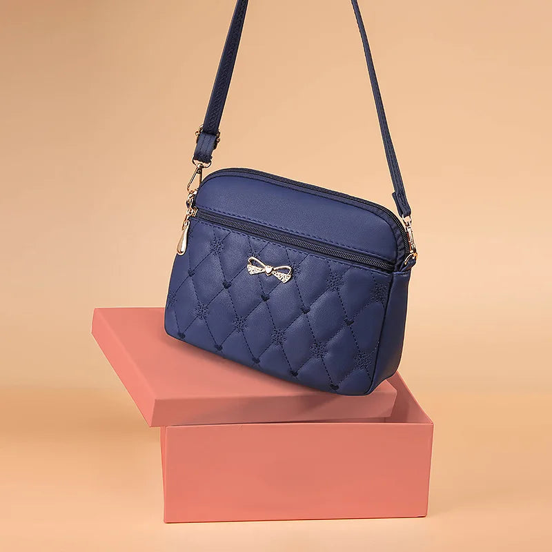 Simple Embroidered Shoulder Bag | Heart Crossbody & Handbag Luxegan