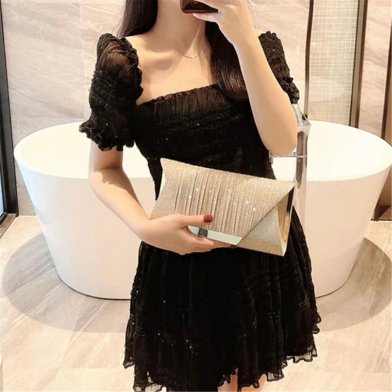 Exquisite Women’s Glitter Evening Bag | Elegant Banquet & Party Clutch | Luxury Wedding Handbag - view 3