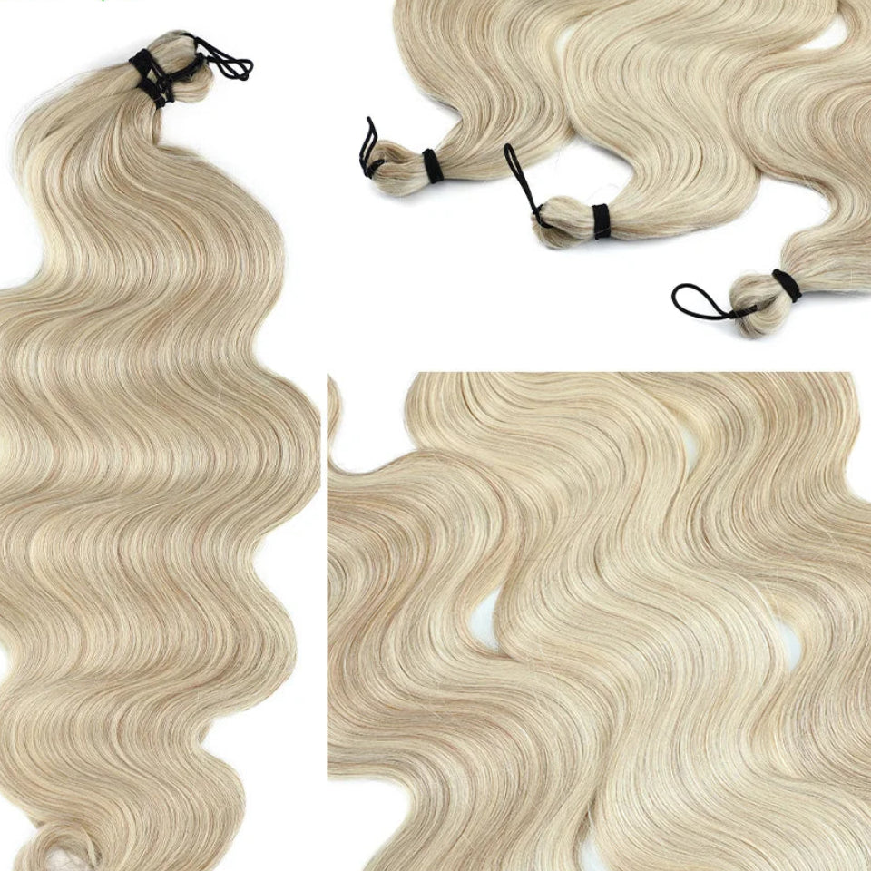 26 Inch Synthetic Loose Deep Wave Crochet Hair | 300g 3-Piece Braiding Extensions Luxegan