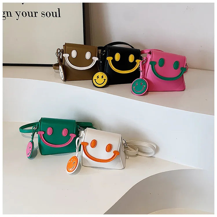 Princess Fashion Designer Crossbody Bag | Versatile "Mother & Kids" Matching Handbag | Trendy PU Leather Satchel & School Bag for Girls & Women (Model 20250513HM006) Luxegan