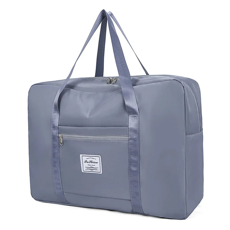 Large Capacity Folding Travel Bags Waterproof Luggage Tote Handbag | Travel Duffle Bag Gym Yoga Storage Shoulder Bag  Luxegan