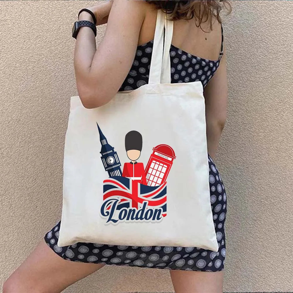 Woman's Large Capacity Canvas Tote Bag | Stylish Travel & Shopping Shoulder Handbag (Work, Gym, Grocery, Eco-Friendly) Luxegan