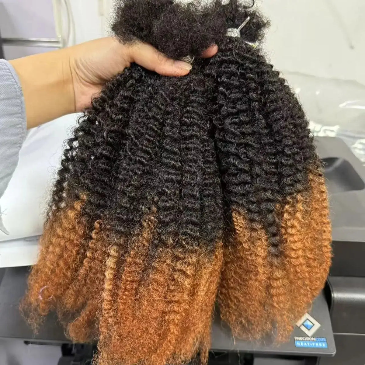 Nabi 4C Kinky Curly Micro Twist Human Hair – Crochet Braiding Hair for Black Women (30g/lot)