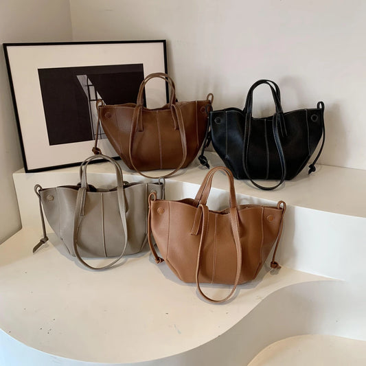 Small Niche Design Commuting Bag | New Autumn Retro Handbag & Versatile Tote Luxegan