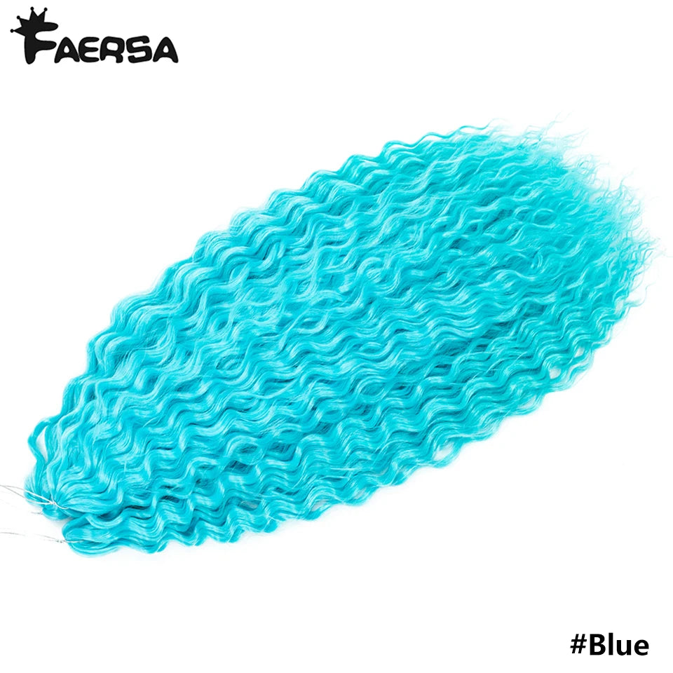 Water Wave Synthetic Crochet Hair | 22–30 Inch