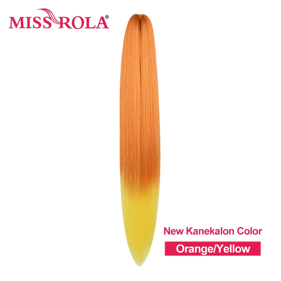 Jumbo Pre-Stretched Kanekalon Braiding Hair 24in – Ombré & Solid Colors Twist Braid Extensions - view 86