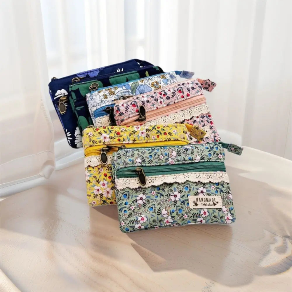 New Fashion Canvas Waterproof Coin Purse | Short Zipper Simple Organizer Clutch & Money Bag for Women Luxegan