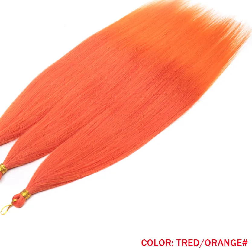 28 Inch Ariel Straight Synthetic Crochet Braids Hair – Ombre & Solid Colors | 300g | 24 Shades | 70cm