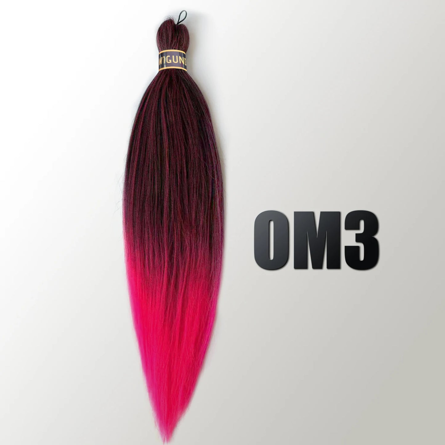 EZ Pre-Stretched Braiding Hair – Ombre Synthetic Crochet Braid Hair 26 Inch 90g Hot Water Setting - view 21