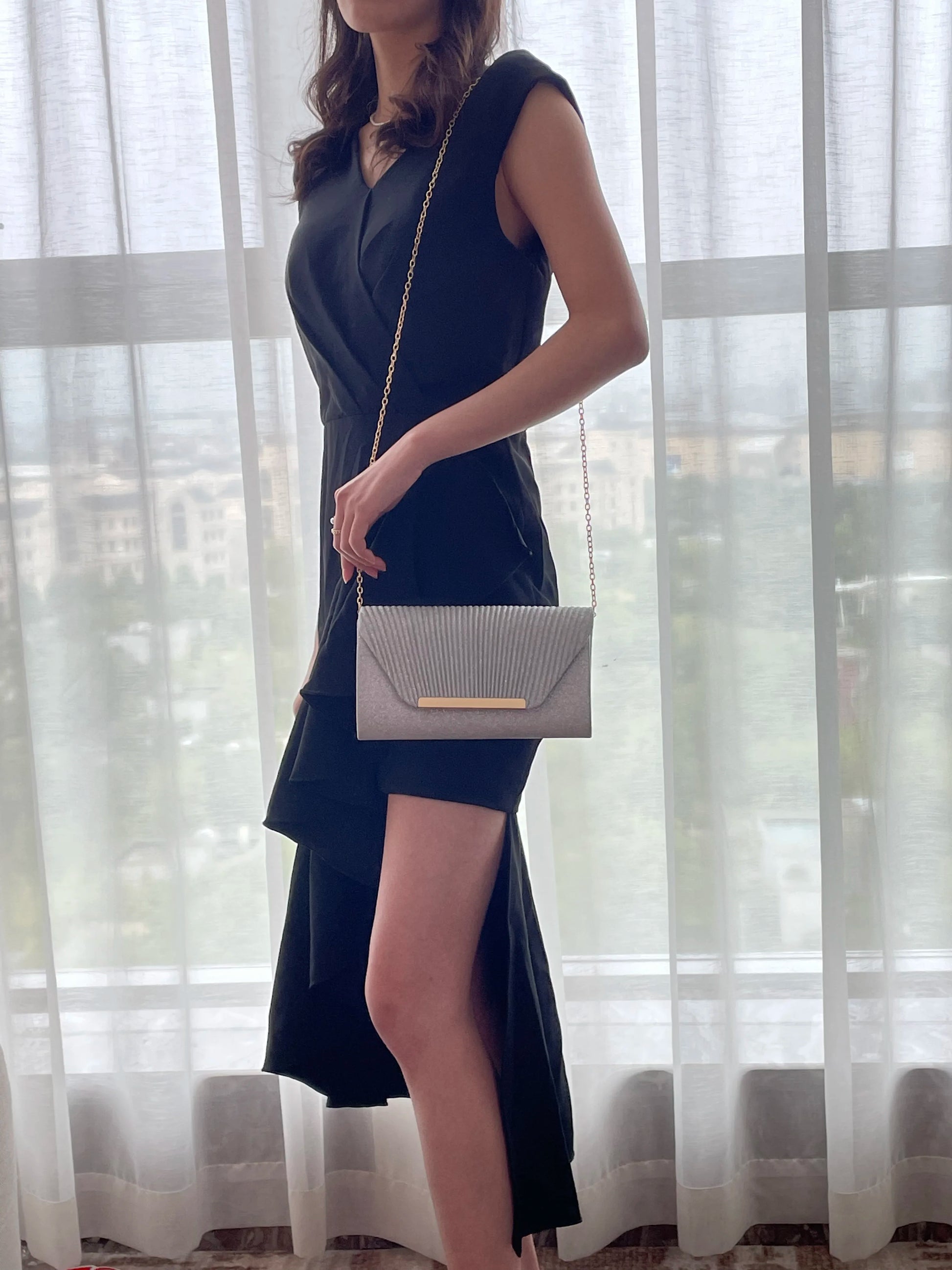 Fashion Elegant Clutch Bag | New Hot Selling Chain Dinner Bag & Bride Bridesmaid Lady Handbag (Factory Outlet) Luxegan