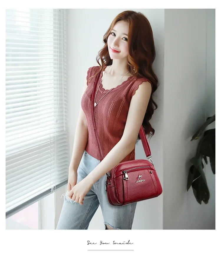 Women's Crossbody Bag | New Trendy Single Shoulder Purse & High-end Sense Messenger Bag Luxegan