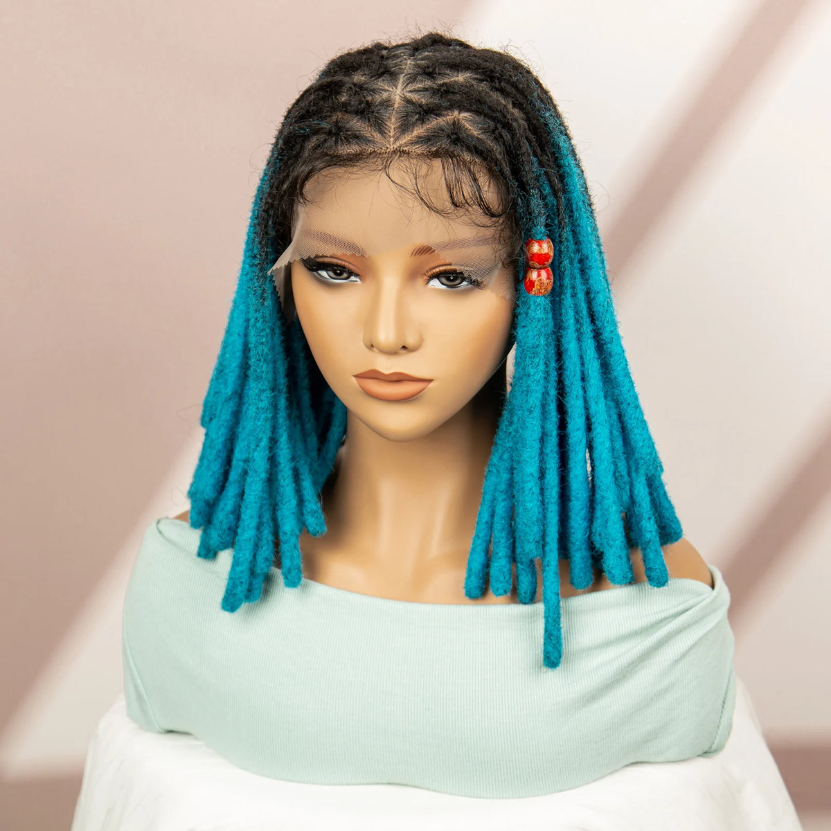 14 Inch Twisted Dreadlock Box Braided Wig | Full Lace | Baby Hair