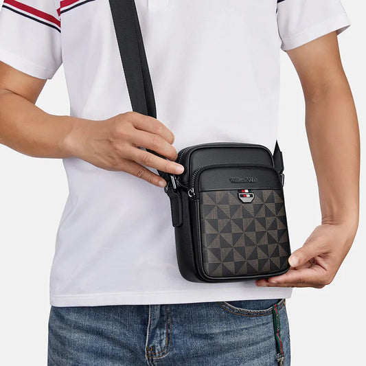Genuine Leather Fashionable Printed Small Backpack | Casual Shoulder Bag Clutch Luxegan