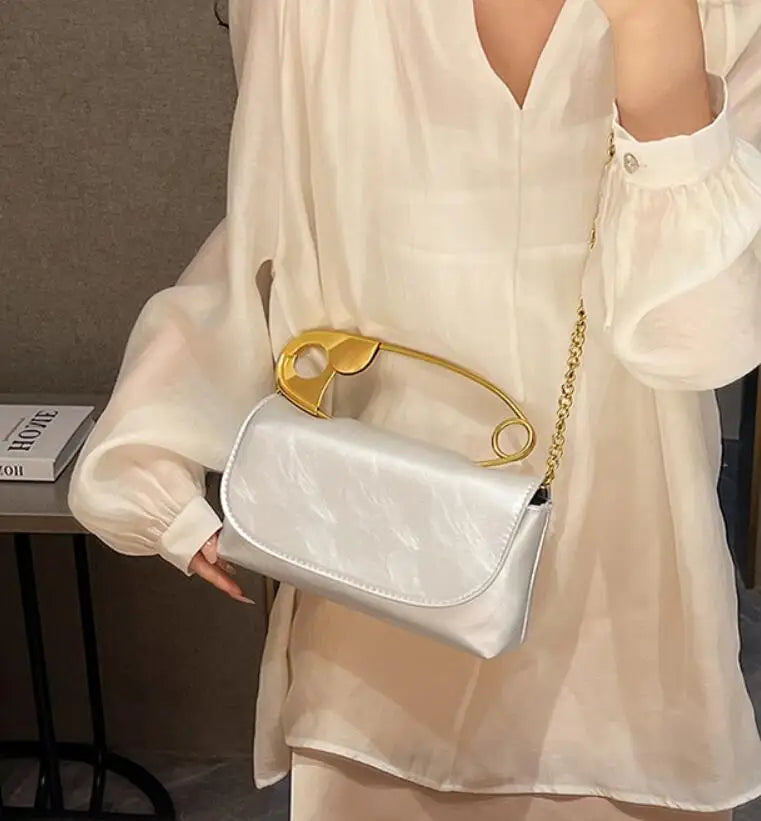 Mini Chain Flap Crossbody | Soft PU Leather Designer Purse Luxegan