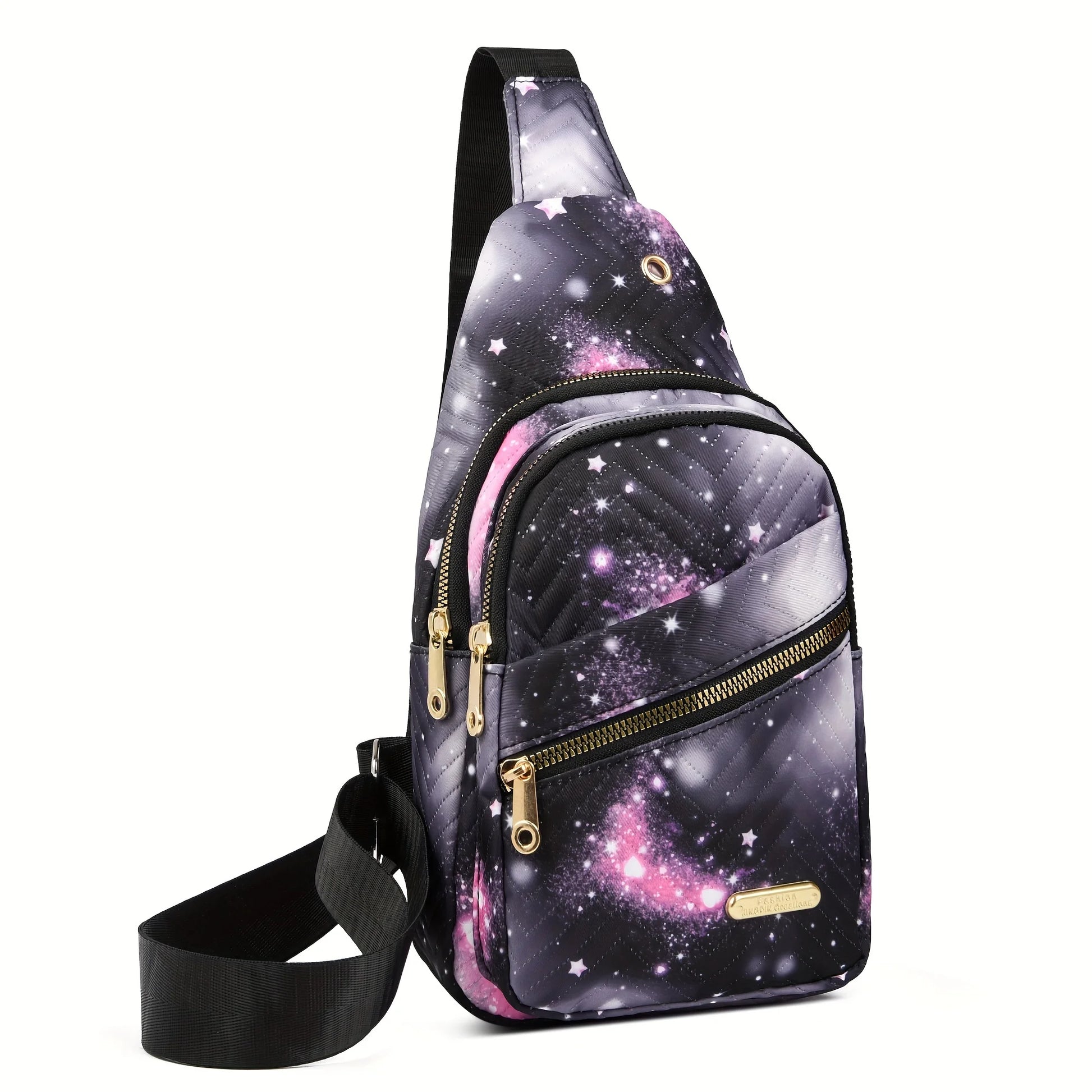 Lightweight & Comfortable Quilted Crossbody Chest Bag | Women's Sling Shoulder Purse Luxegan