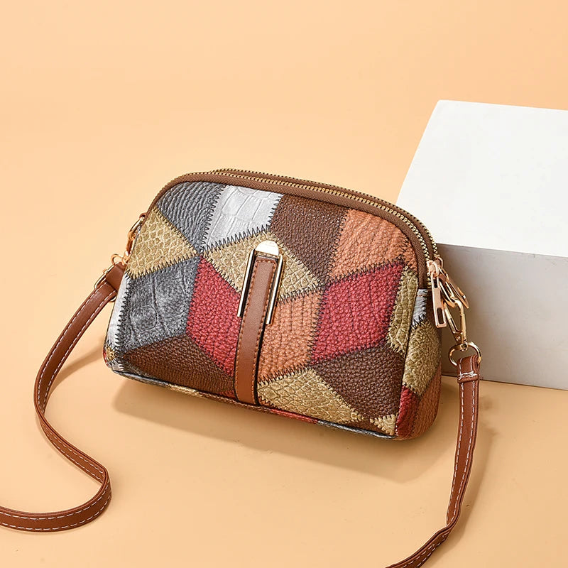 Trendy Printed Shell Bag | Casual Crossbody & Shoulder Purse Luxegan