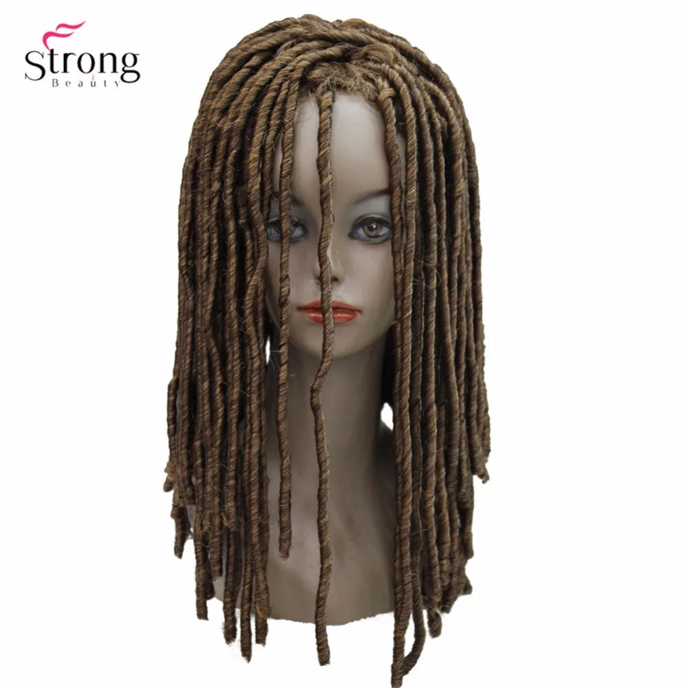 StrongBeauty Twist Hair Crotchet Braids Wigs Synthetic Dreadlocks Braids Hair Wig Luxegan