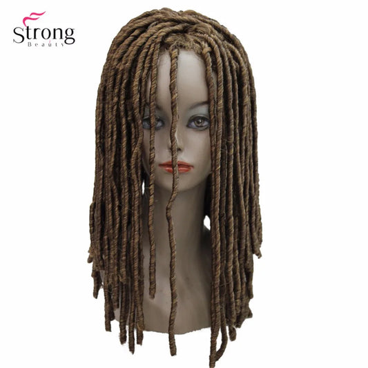 StrongBeauty Twist Hair Crotchet Braids Wigs Synthetic Dreadlocks Braids Hair Wig Luxegan