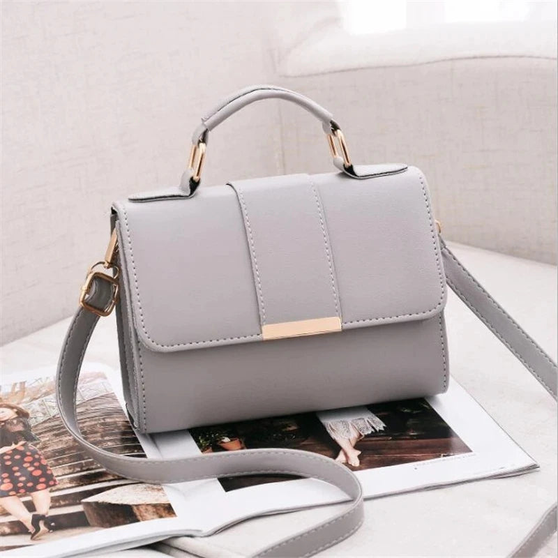 Women's Fashion PU Leather Shoulder Bag | Small Flap Crossbody Handbags & Top Handle Messenger Bags (High-Quality Luxury Ladies Hand Bag) Luxegan