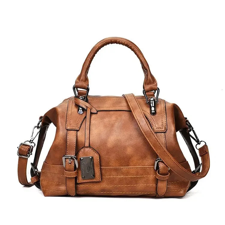 Women's PU Leather Crossbody Tote Handbag | Stylish Shoulder Bag for Daily Use Luxegan