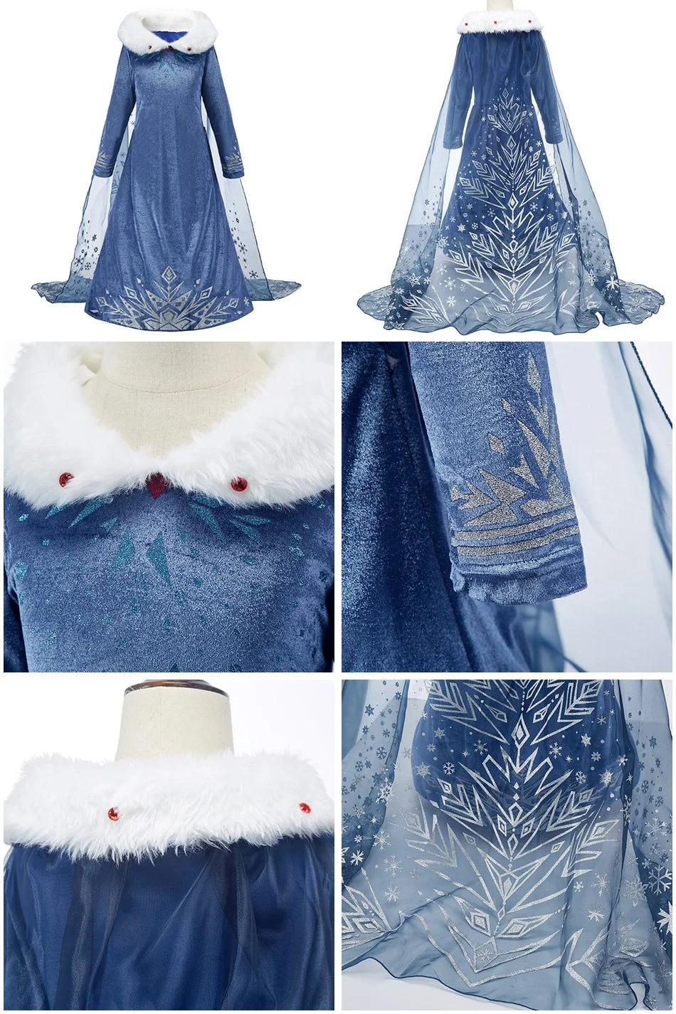 Girls Mirabel Isabela Encanto Costume Girl Princess Dress Children Elsa Anna Rapunzel Cinderella Mermaid Aurora Cosplay Clothes