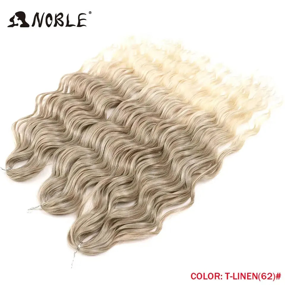 Synthetic Anna Curl Water Wave Crochet Braiding Hair – 24 Inch | 300g | 60 Strands | 88 Ombre & - view 68