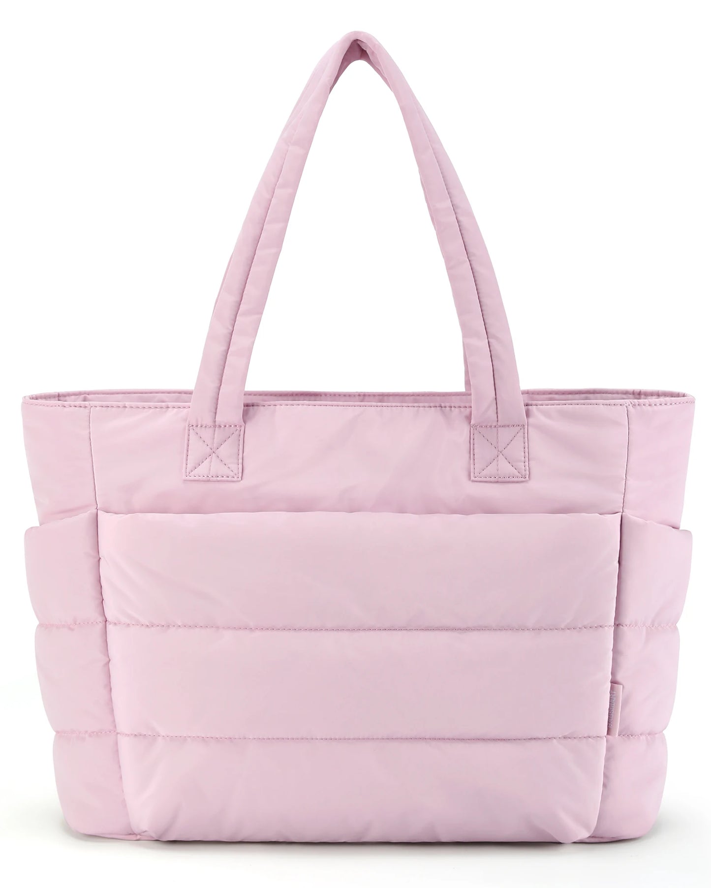 The Bubble Tote Bag Cotton Padded Female Quilting Puffy Shoulder Shopper Purse | Simple Daily Handbag Women's Bags Luxegan