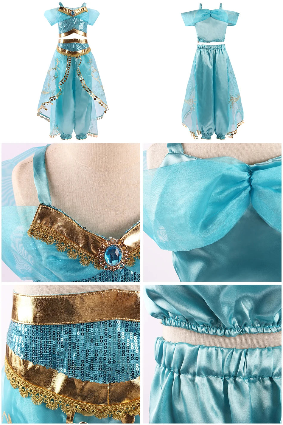 Girls Mirabel Isabela Encanto Costume Girl Princess Dress Children Elsa Anna Rapunzel Cinderella Mermaid Aurora Cosplay Clothes
