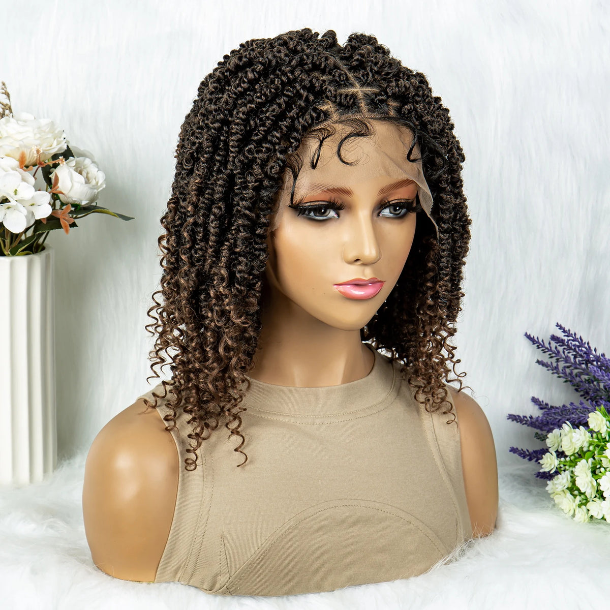 14 Inch Butterfly Locs Dreadlock Wig | Knotless | Lace Front
