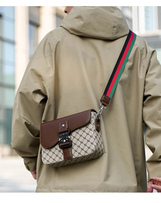 Fashionable Men's Commuter Crossbody Bag | Sophisticated "Advanced Sensation" Silhouette | New Model Large Brand Casual Sling | "Dignified" High-Performance Polyester Essential for Radiant Versatile Styling Luxegan