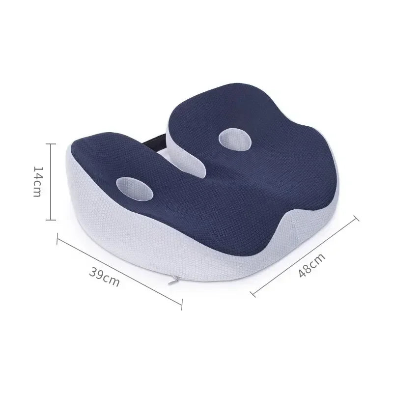 Comfort Memory Foam Office Chair Cushion | Sophisticated "Coccyx & Sciatica" Relief Silhouette | Elegant Tailbone & Prostate Support Pad | "Dignified" High-Performance Massage Cushion for Radiant Versatile Styling Luxegan