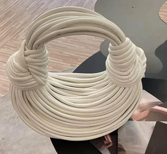 PU Leather Solid Flap Bag | Soft Luxury Designer Handwoven Evening Clutch Luxegan