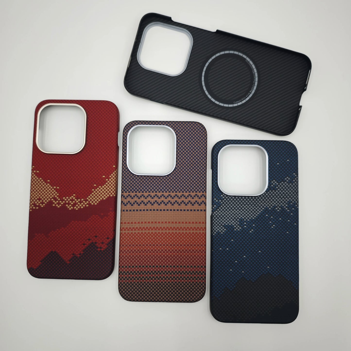 Para funda de teléfono OnePlus 15 de fibra de aramida Kevlar, carcasa dura de fibra de carbono ultradelgada y ligera, cubierta protectora magnética para negocios