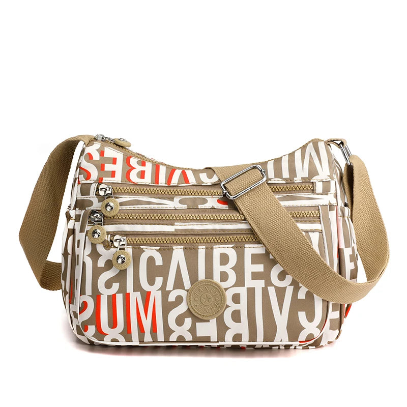 Waterproof Nylon Messenger Bag | Fashion Satchel Shoulder & Crossbody Luxegan