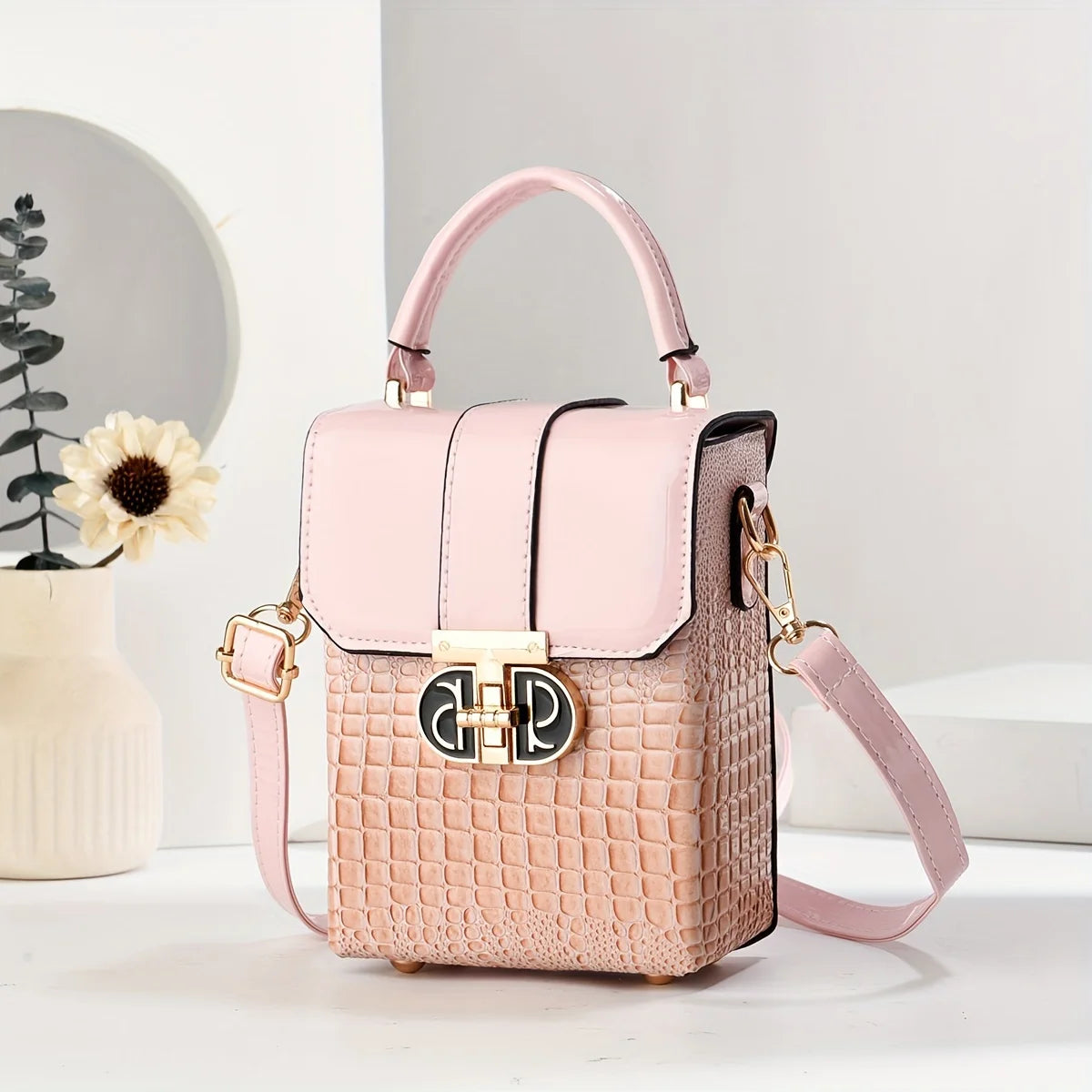 Fashion Women's Crossbody Phone Bag & Wallet | Small Flap Handbag (PU Leather, Versatile) Luxegan
