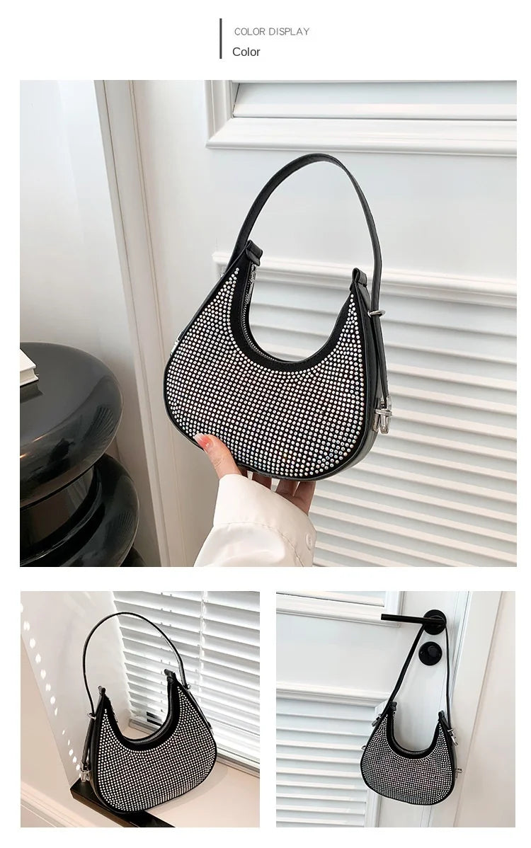 Diamond Quilted Shoulder Bag | Summer Chain Crossbody Handbag Luxegan