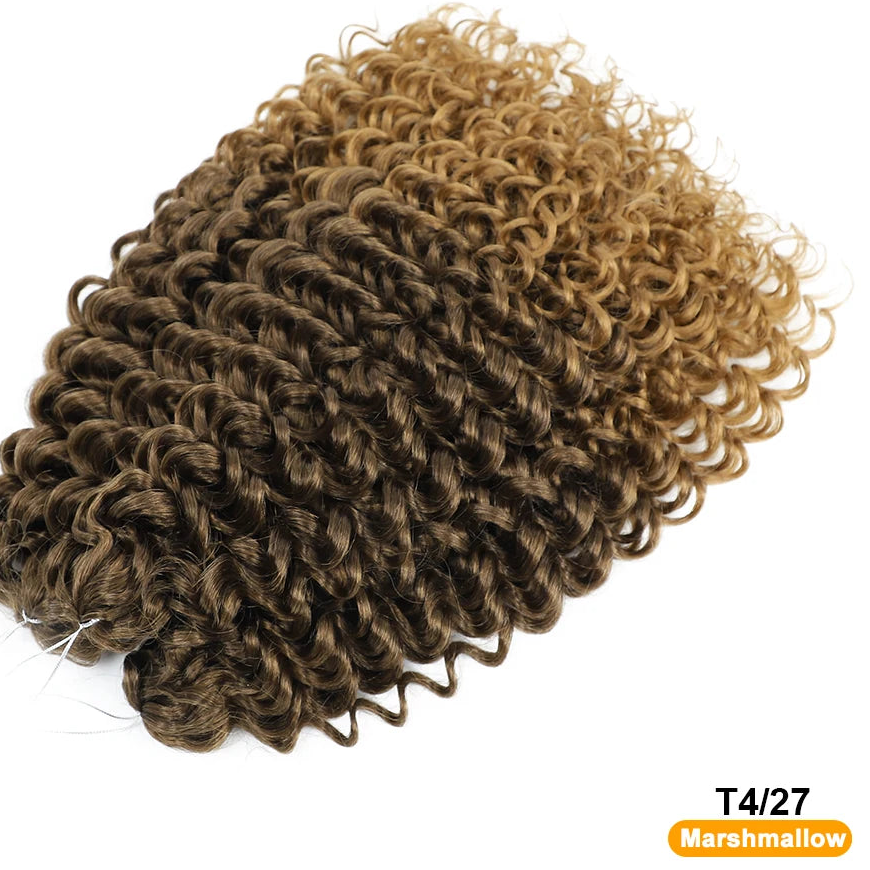 Synthetic Afro Curl Crochet Hair | Kinky Curly Twist Braiding Extensions Luxegan
