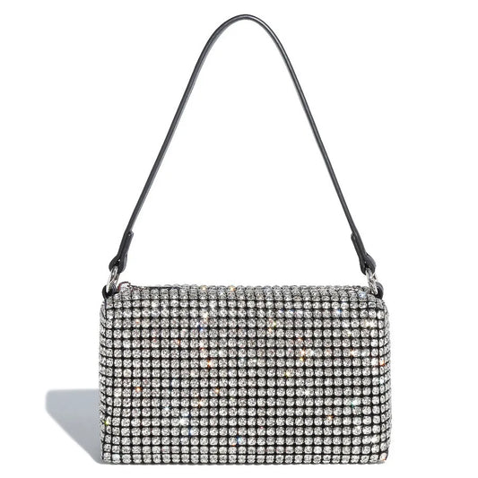 Sparkly Rhinestone Clutch | Elegant Party & Daily Crossbody Luxegan