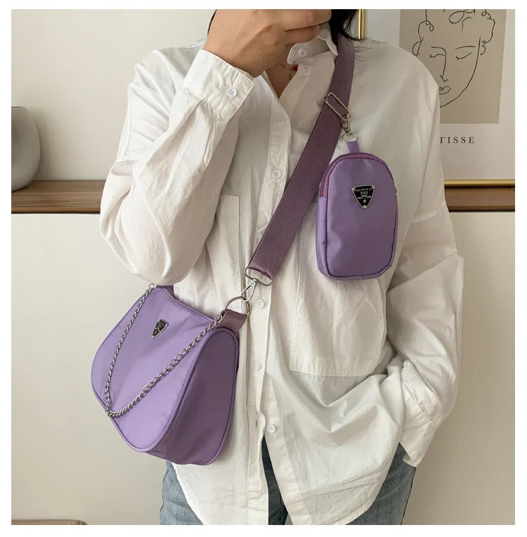 Simple PU Leather Box Bag | Small Crossbody & Armpit Purse Luxegan